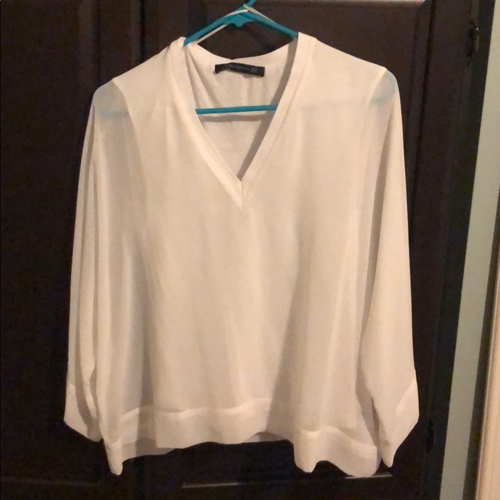 Zara white shirt